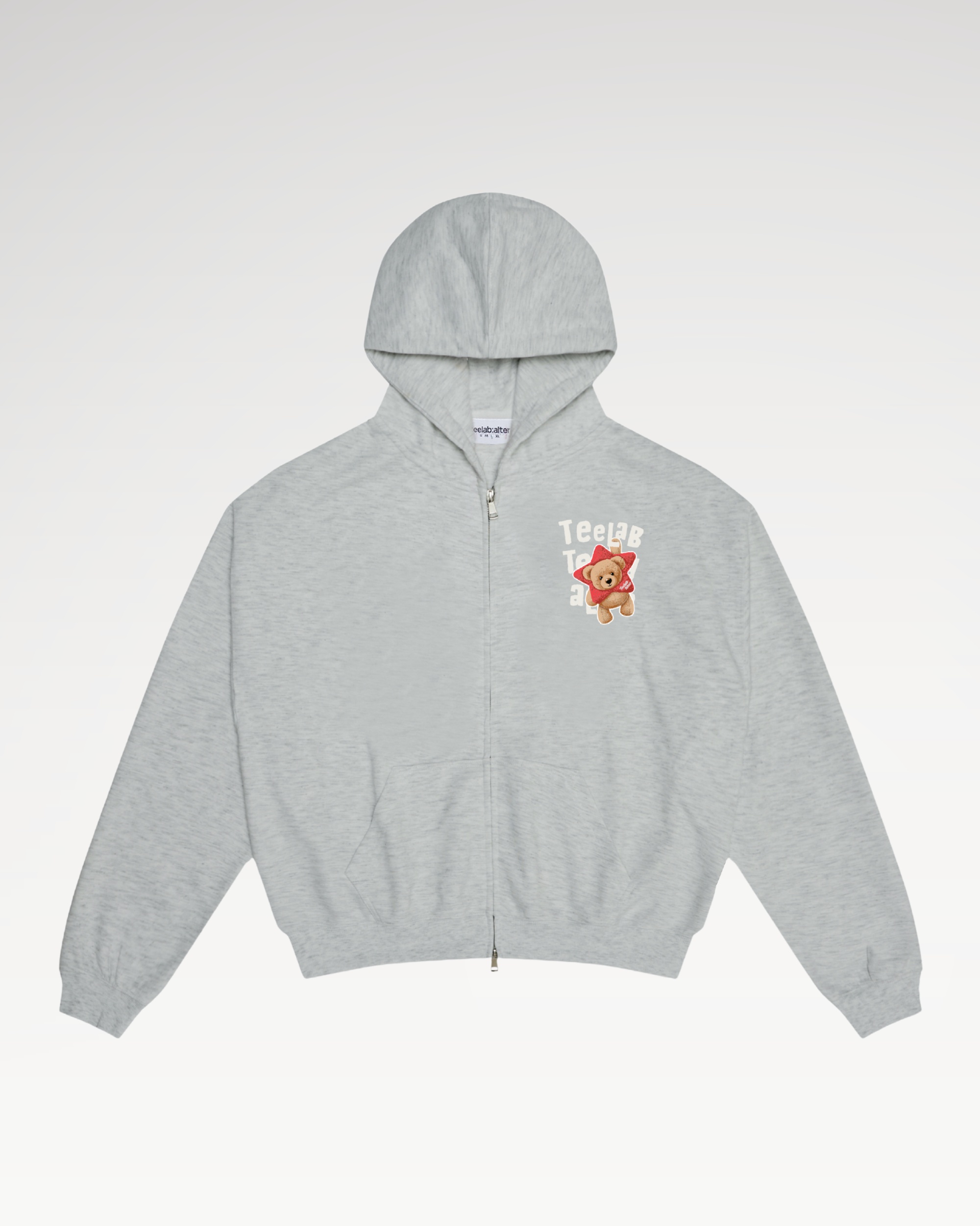 [Tặng Gấu] [Tặng Túi] Áo Hoodie Zip Teelab Alter Nỉ In Lụa Teddy Star Collection Semi-boxy Unisex HD135