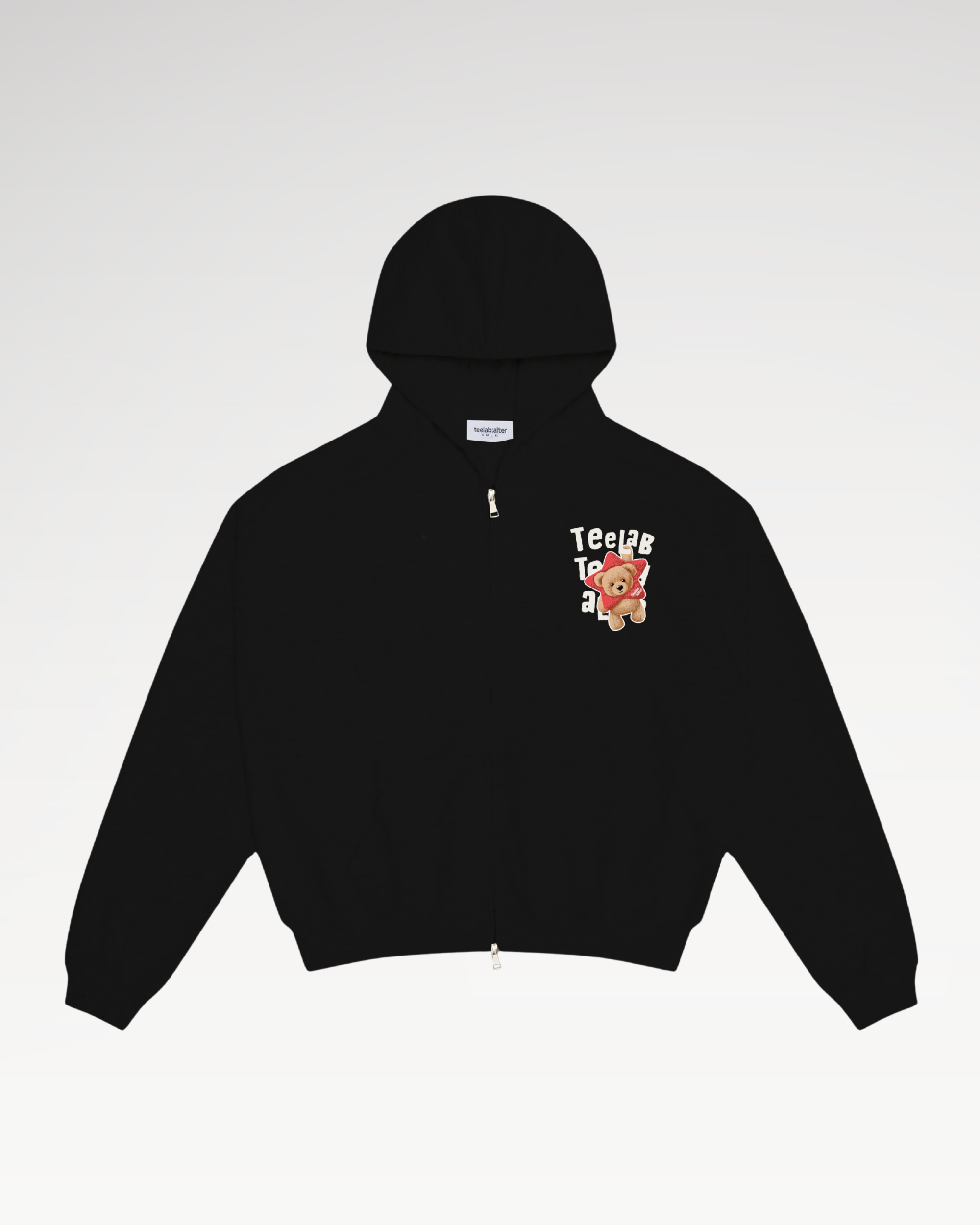 [Tặng Gấu] [Tặng Túi] Áo Hoodie Zip Teelab Alter Nỉ In Lụa Teddy Star Collection Semi-boxy Unisex HD135