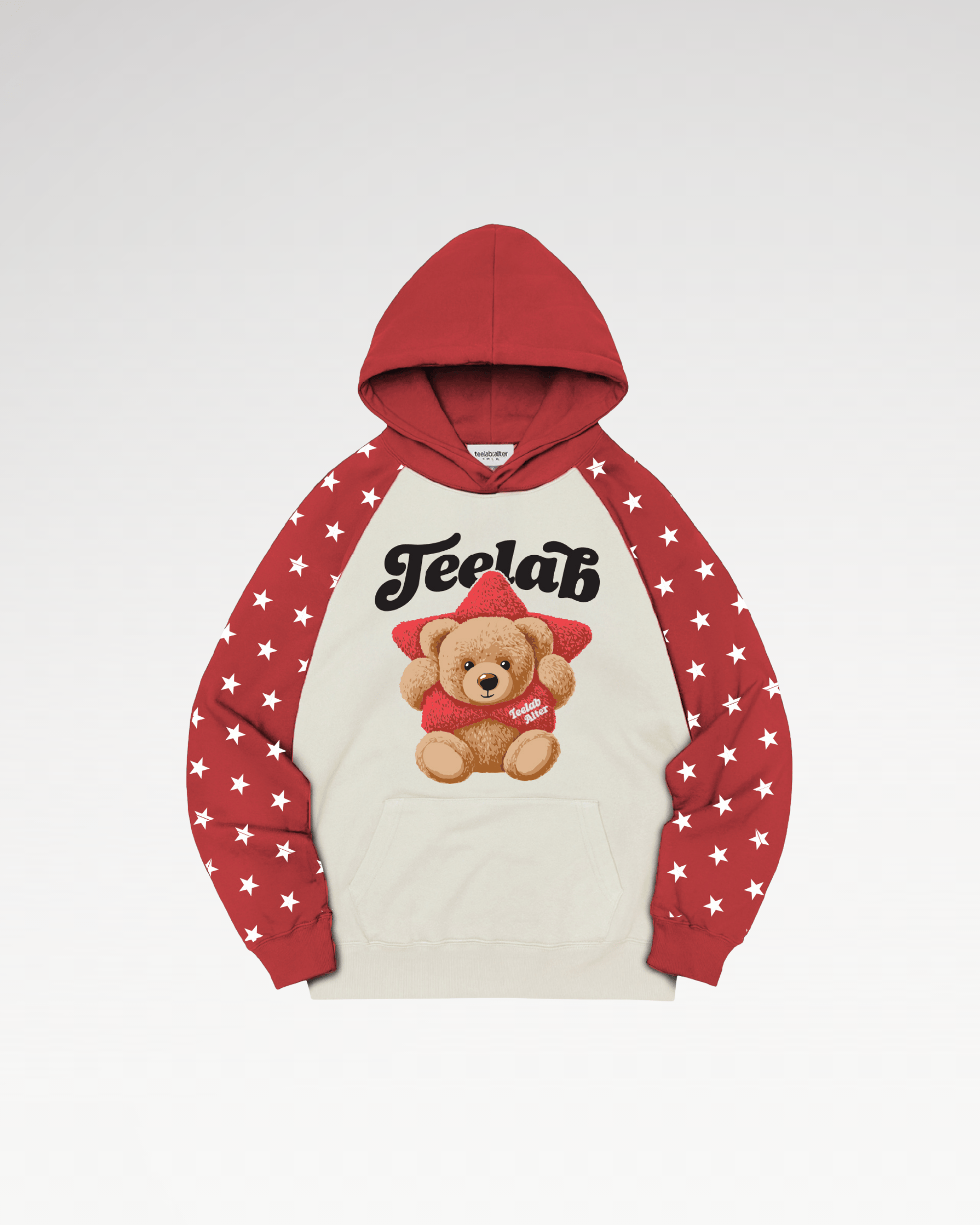 [Tặng Gấu] [Tặng Túi] Áo Hoodie Teelab Alter Semi-boxy Nỉ bông In Lụa –  Teddy Star Collection Unisex HD133