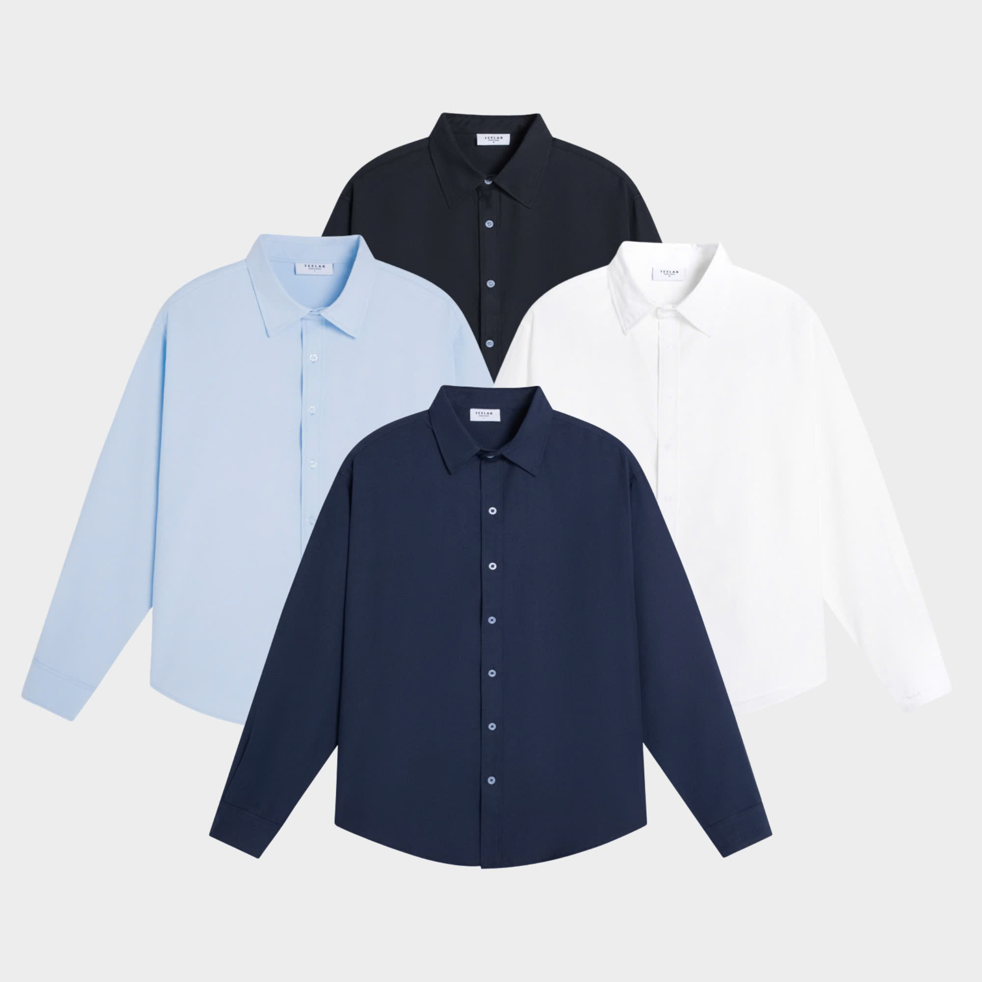 Áo Sơ Mi Dài Tay Teelab Local Brand Unisex Oxford shirts SS066