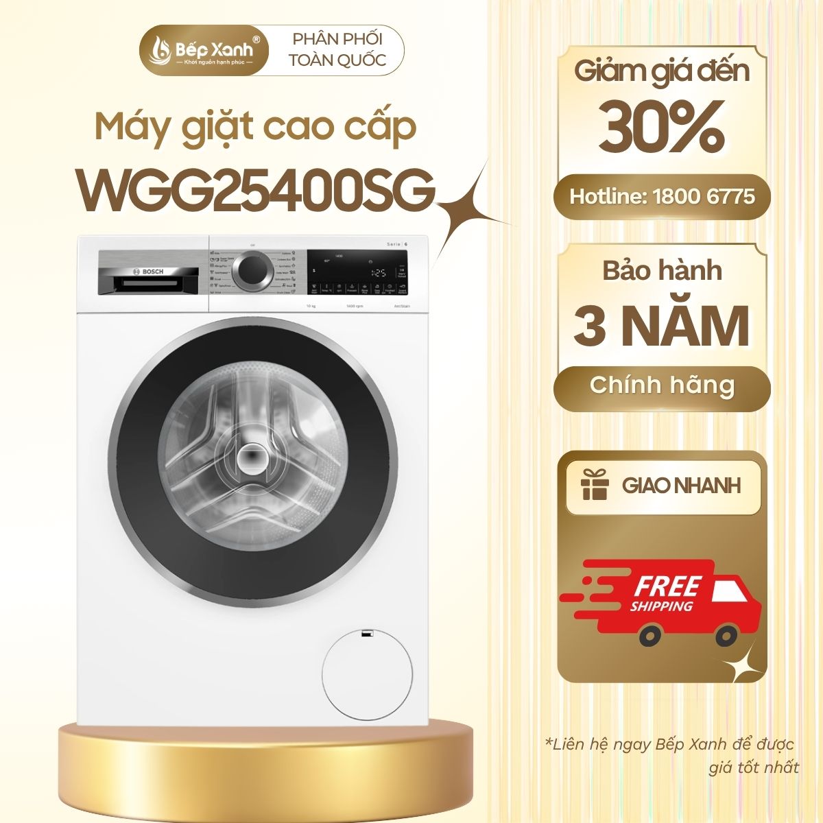 Máy giặt Bosch 10kg WGG25400SG Seri 6