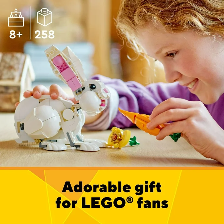 Bộ động vật LEGO Creator 3 trong 1 Thỏ Trắng