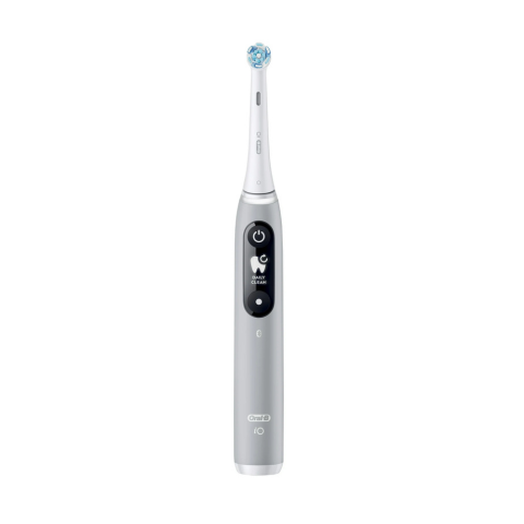 Bàn chải đánh răng điện Oral-B iO Series 6 dành cho người lớn và trẻ em từ 3 tuổi trở lên, màu xám Opal