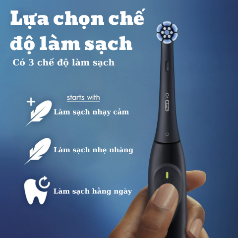 Bàn chải đánh răng điện sạc lại Oral-B iO Series 2, màu đen