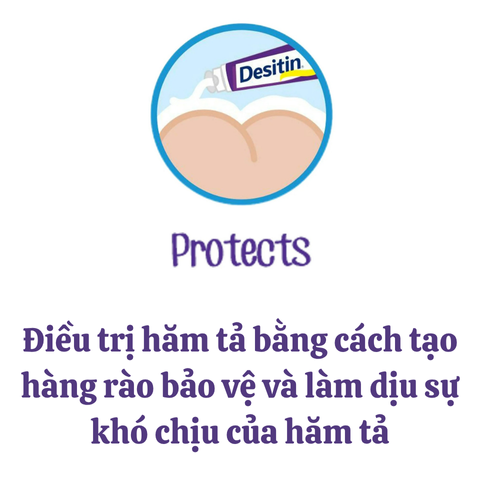 Kem hăm Desitin xanh tím Daily Defense Maximum Strength 113g Johnson & Johnson Mỹ