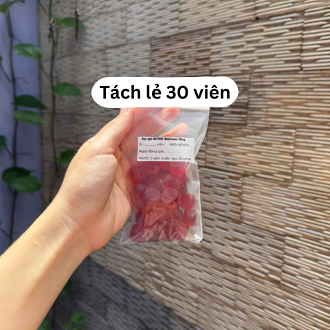 Kẹo ngủ Natrol Melatonin Sleep Gummies 10mg hỗ trợ dễ ngủ ngủ ngon sâu giấc hộp 90 viên