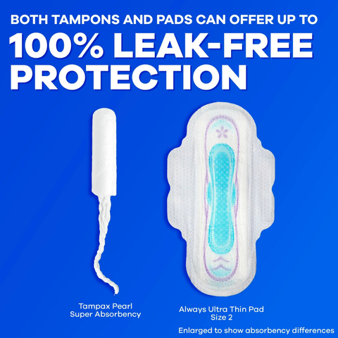 Băng vệ sinh tampon Tampax Pearl dạng ống tách lẻ Mỹ