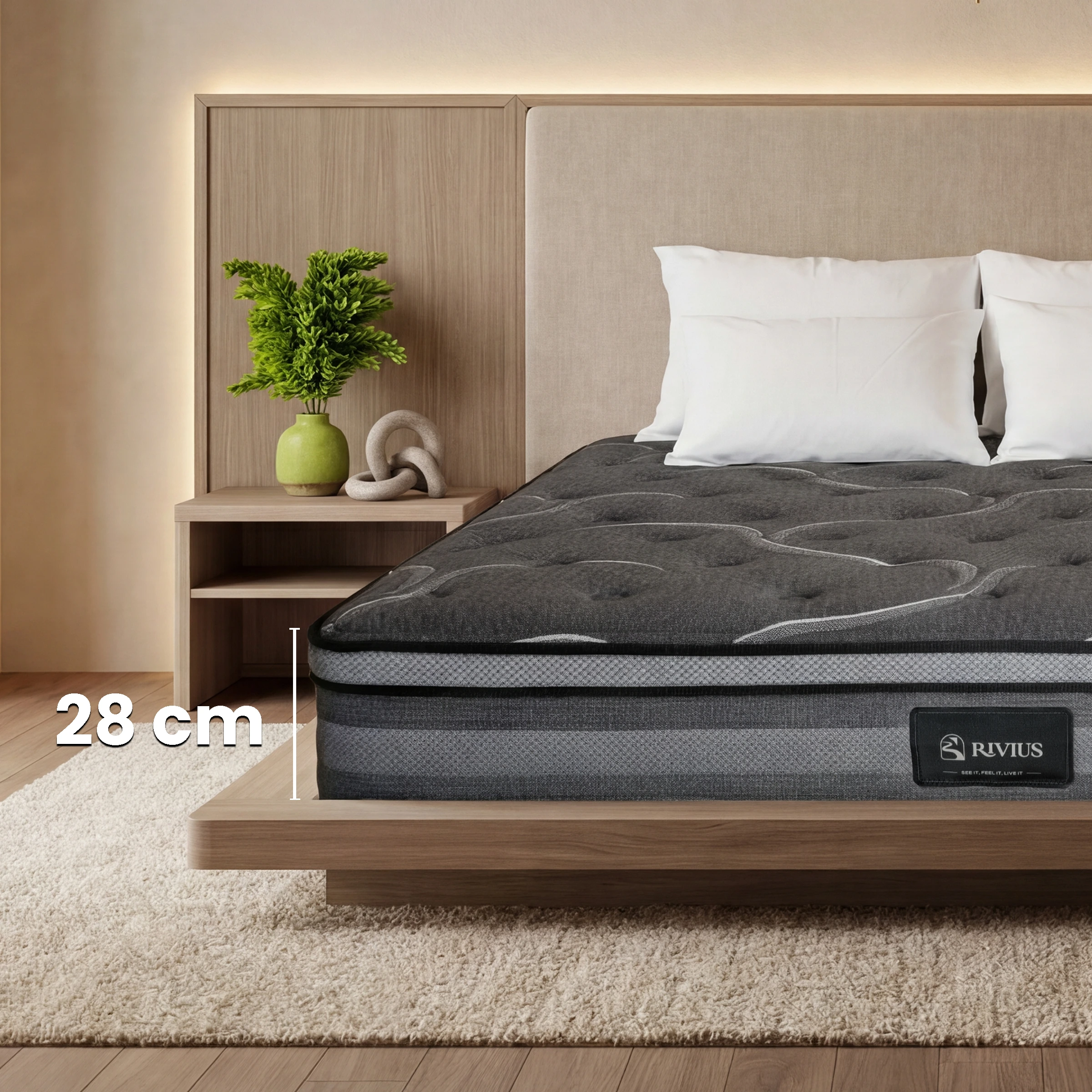 Thiết kế cao 28cm