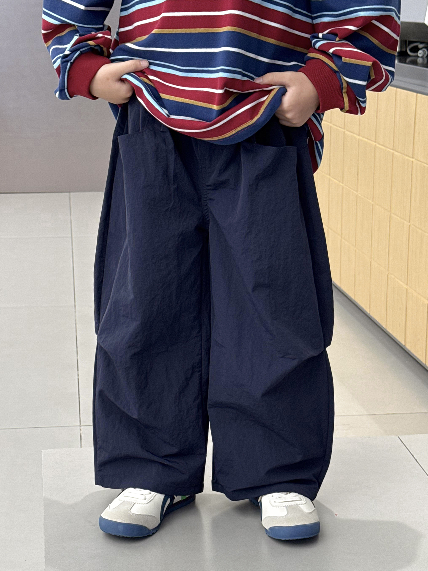 Quần Dài Dù Xanh Đen PL