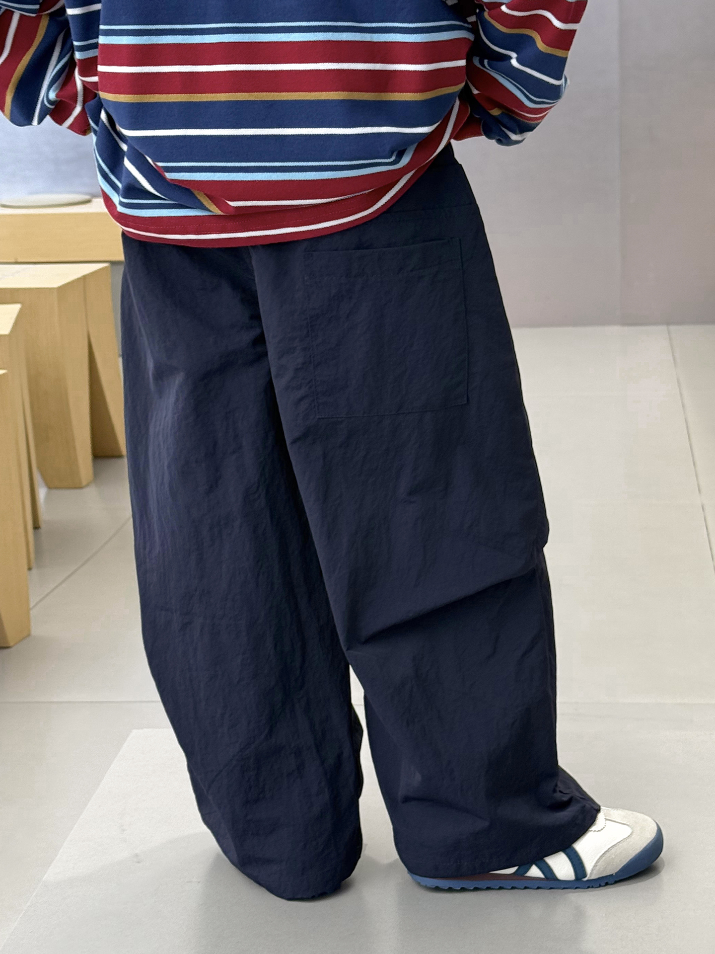 Quần Dài Dù Xanh Đen PL