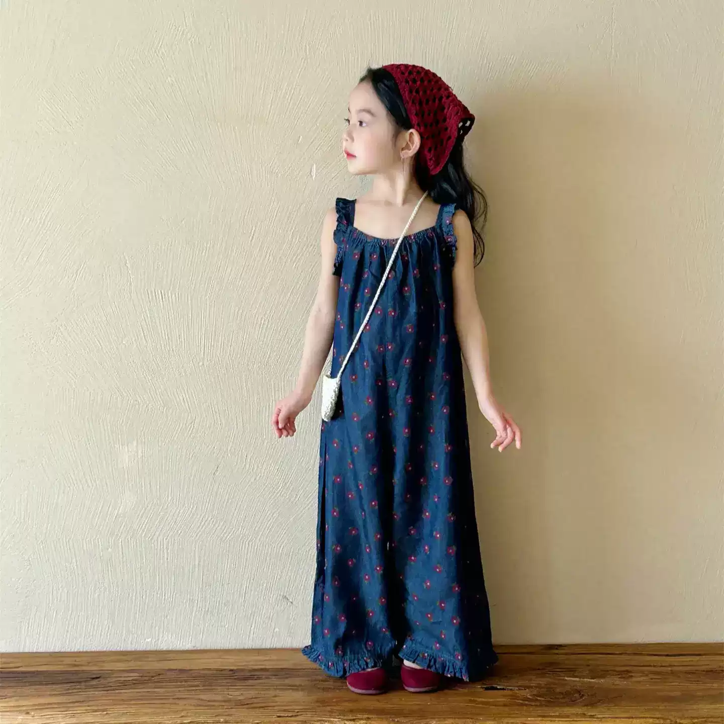 Jump Jean Dài Xanh Hoa WD