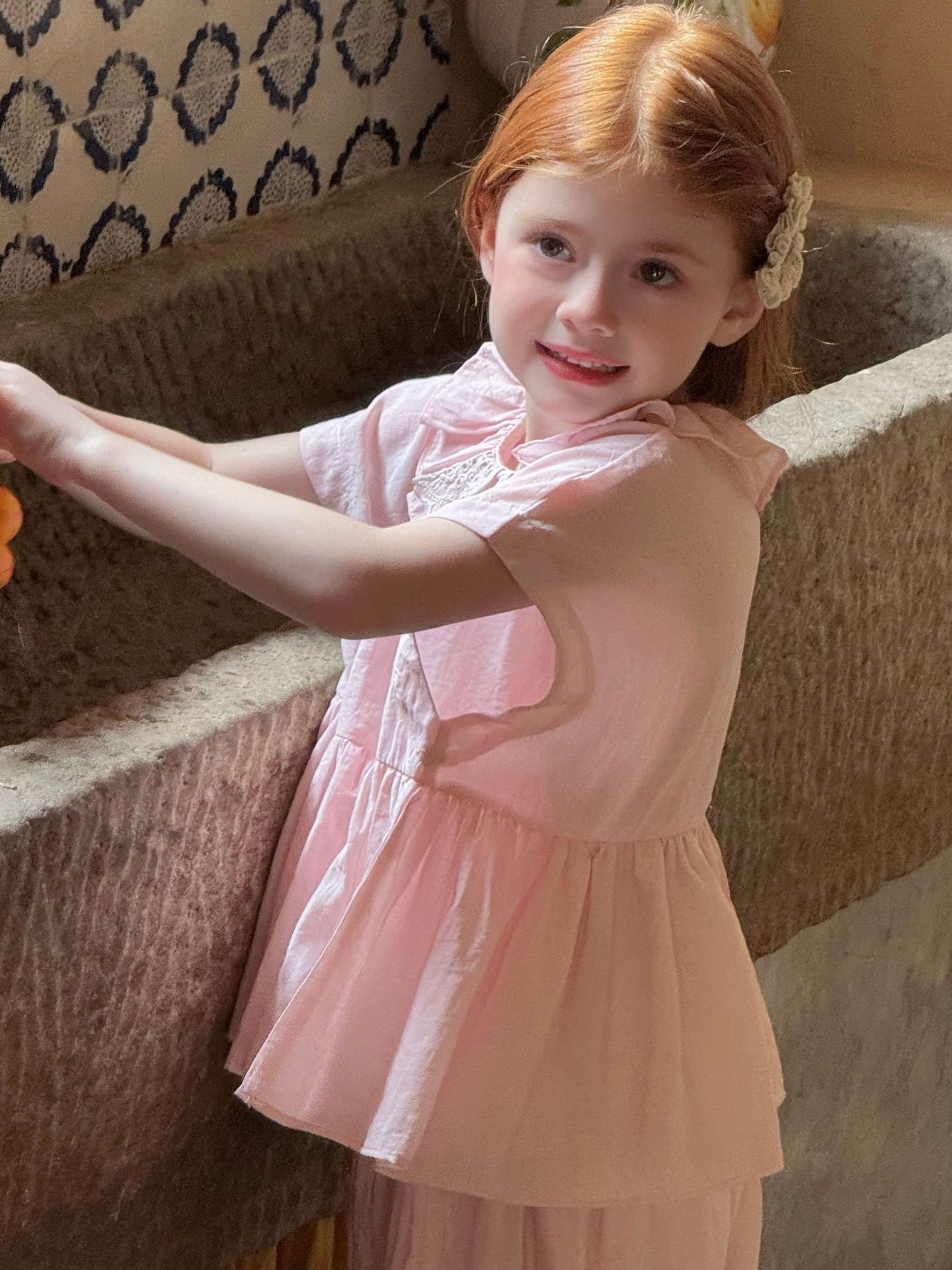 Set Dài Áo Quần Bo Hồng OTA