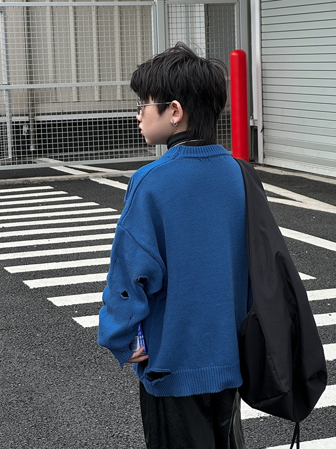 Áo Dài Len Xanh Rách Ly