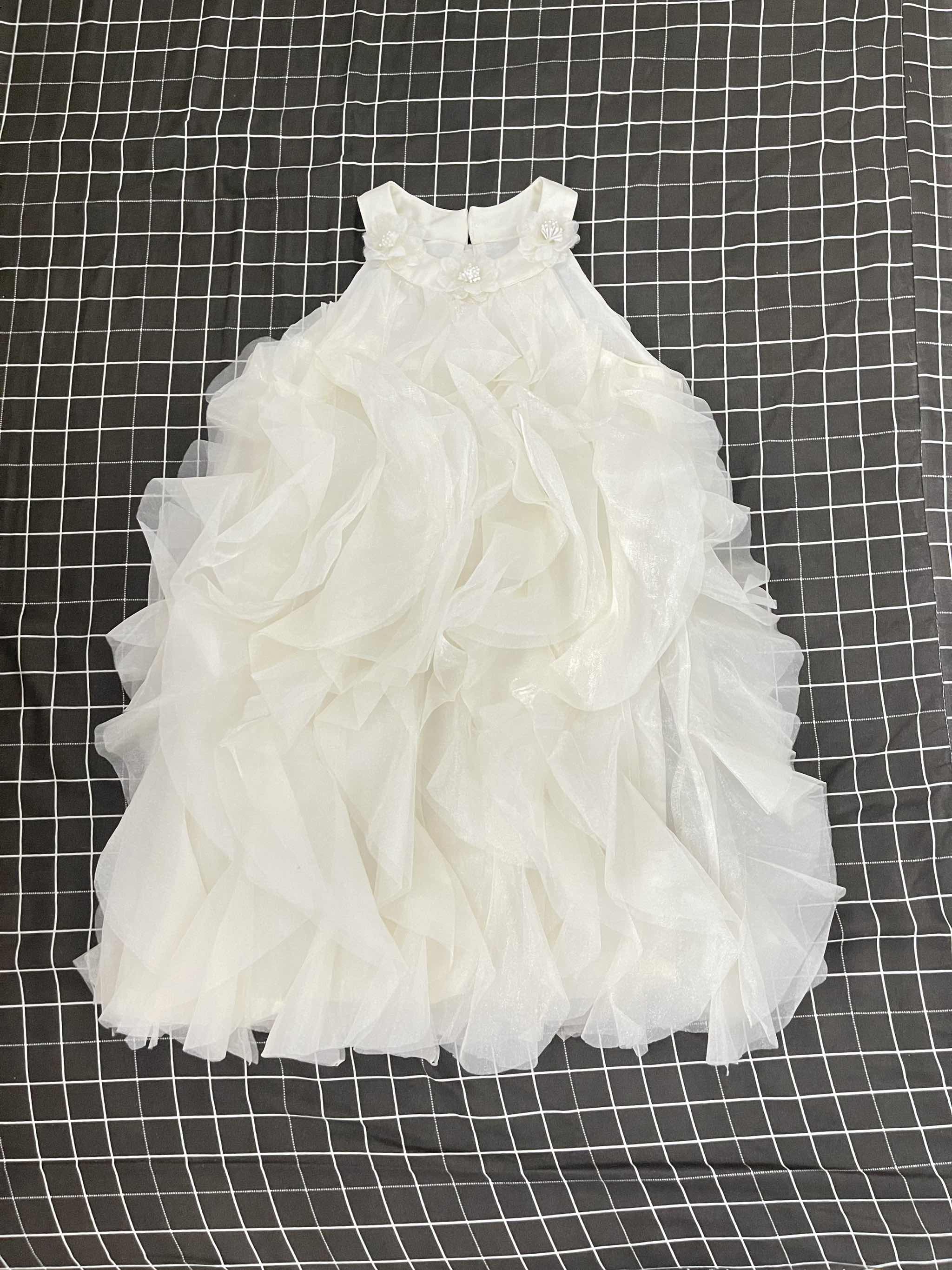 VD Cổ Yếm Phối Voan Ota