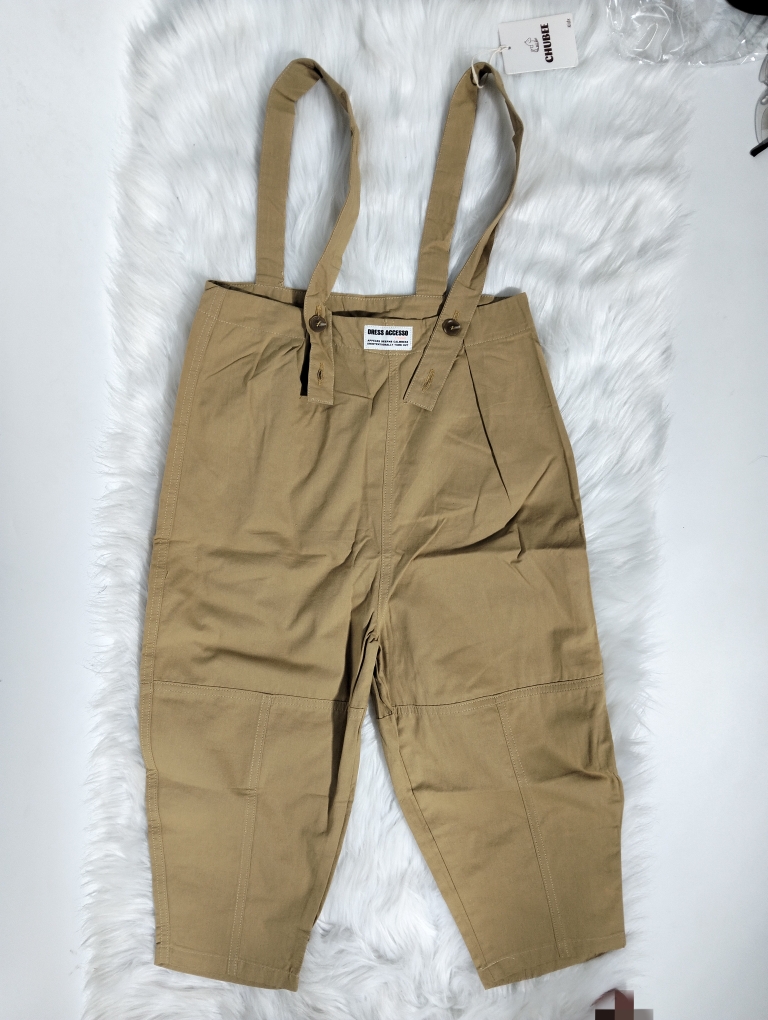 Quần Yếm Kem Thụng