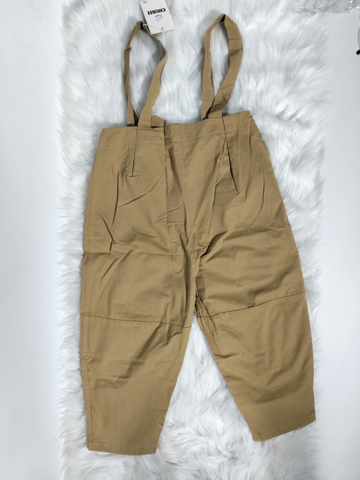 Quần Yếm Kem Thụng