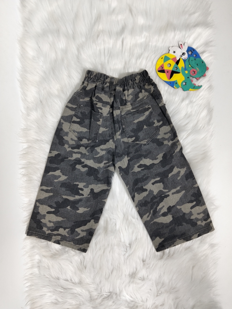 QD Jean Xám Lính Trơn