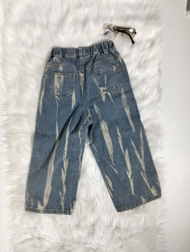 QD Jean Loang Xám Bạc