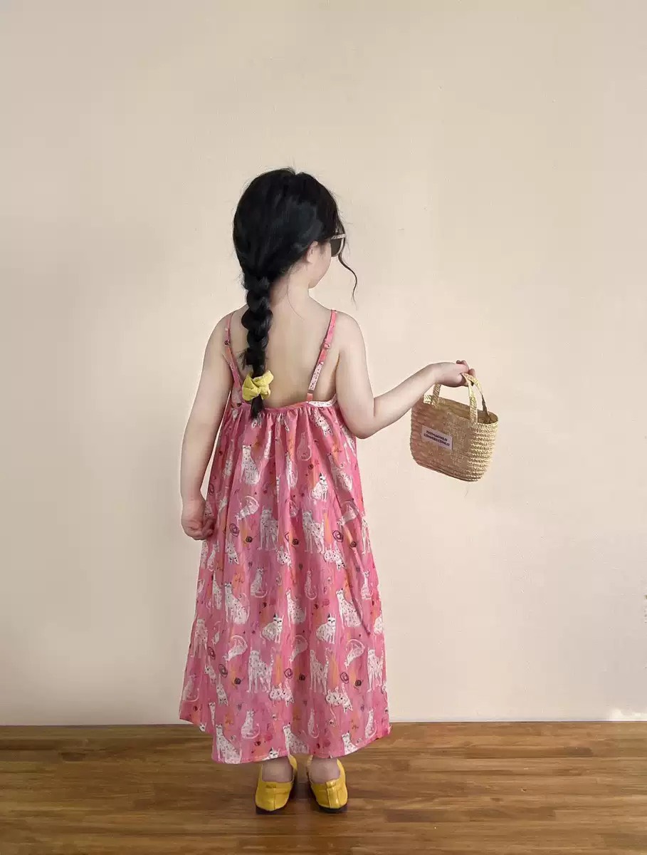 VD 2 Dây Hồng Hình Mèo JB