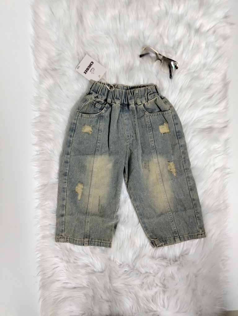 QD Jean Wax Nâu Rách FS