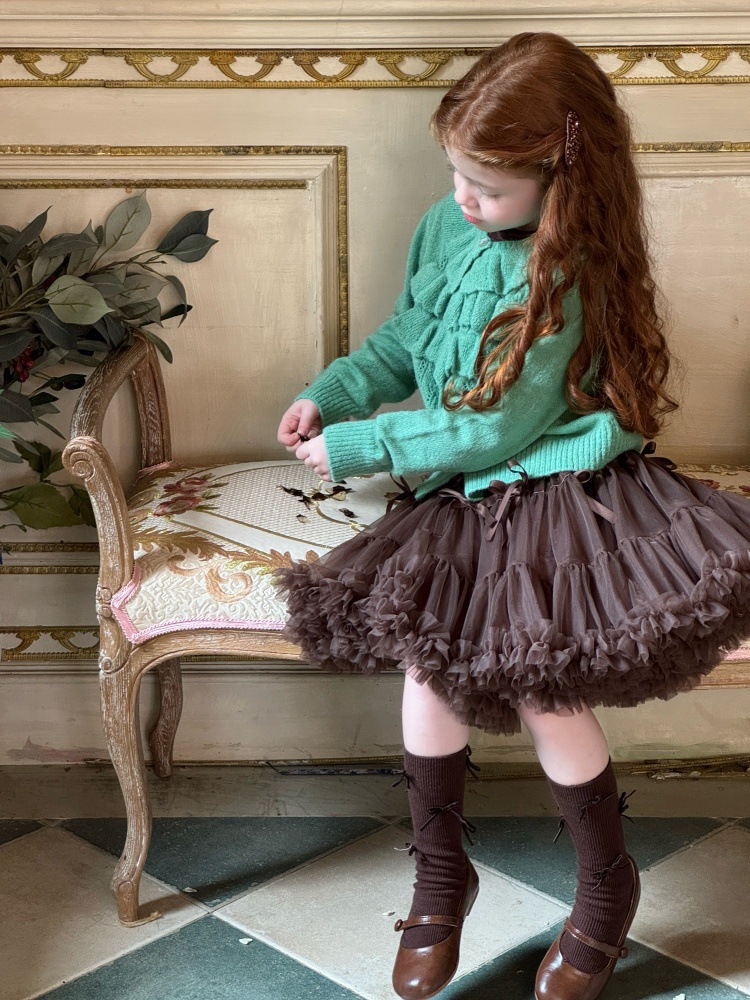 Áo Dài Len Xanh Bèo Chengle