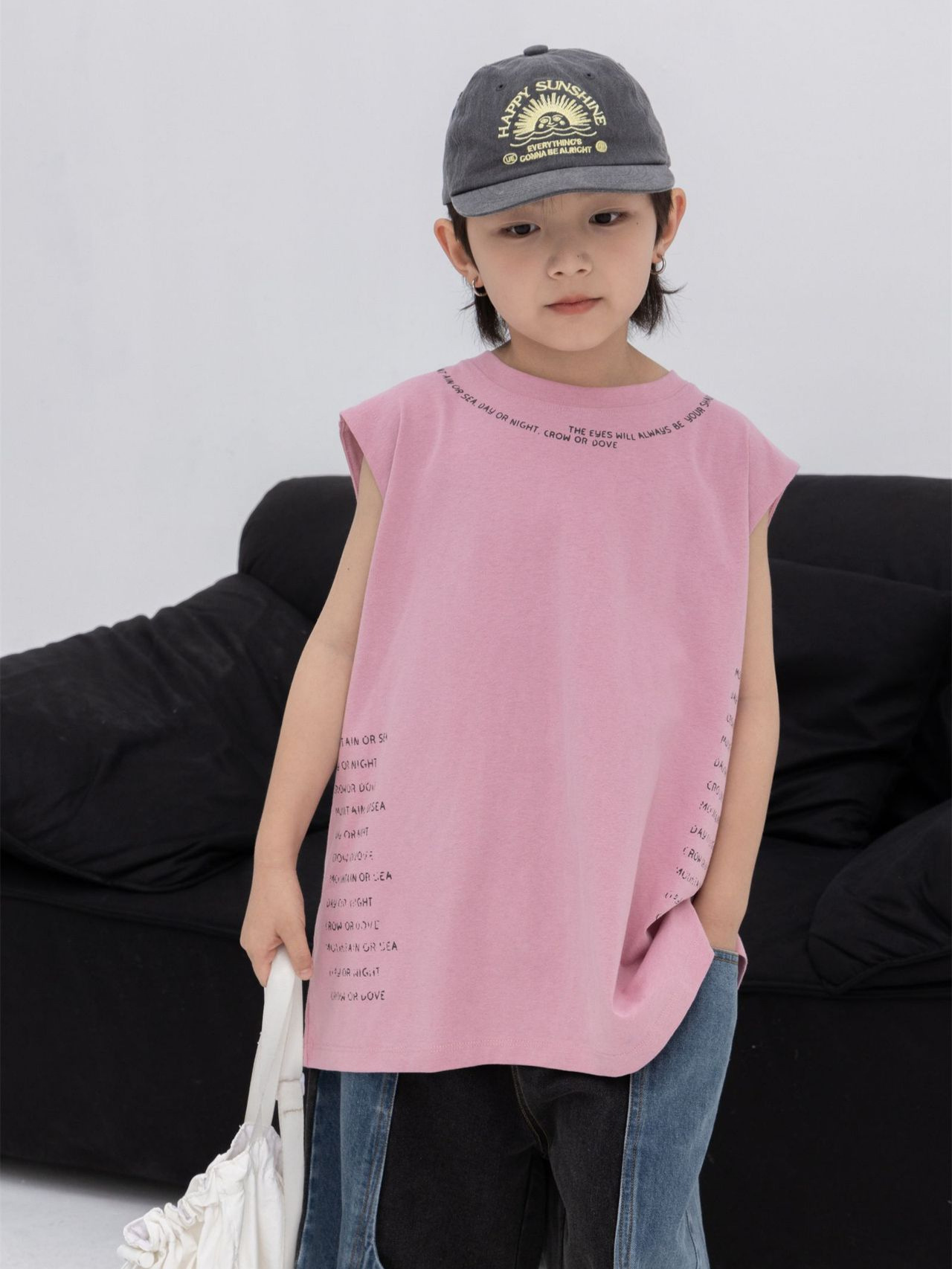 ÁO BA LỖ HỒNG CHỮ CỔ