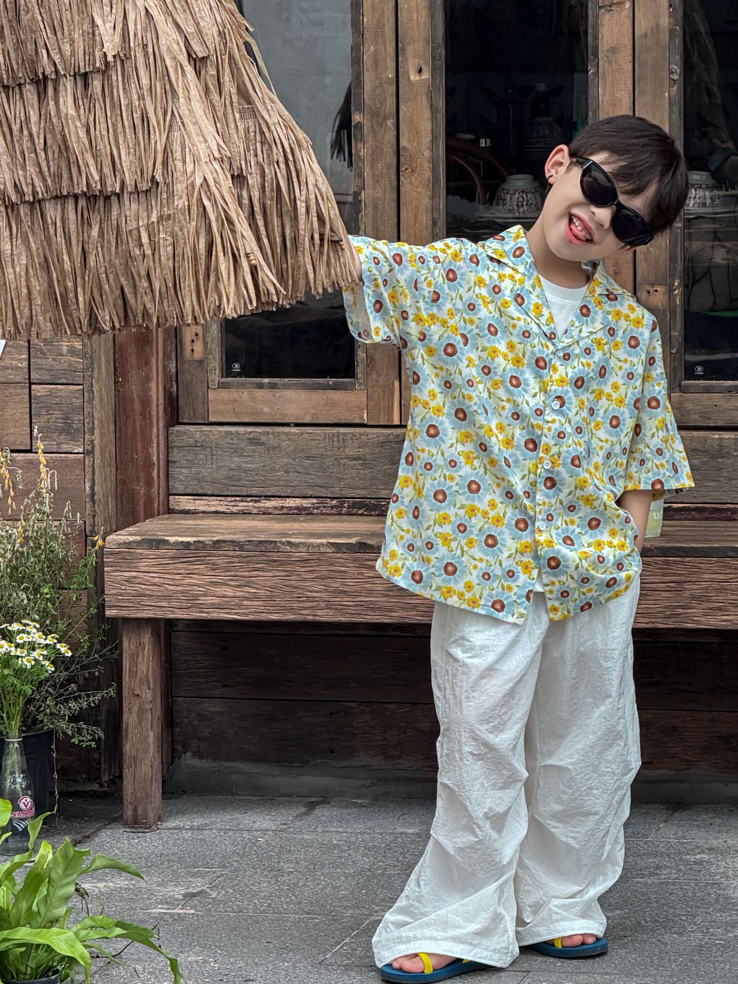 Quần Dài Trắng Nhăn PL