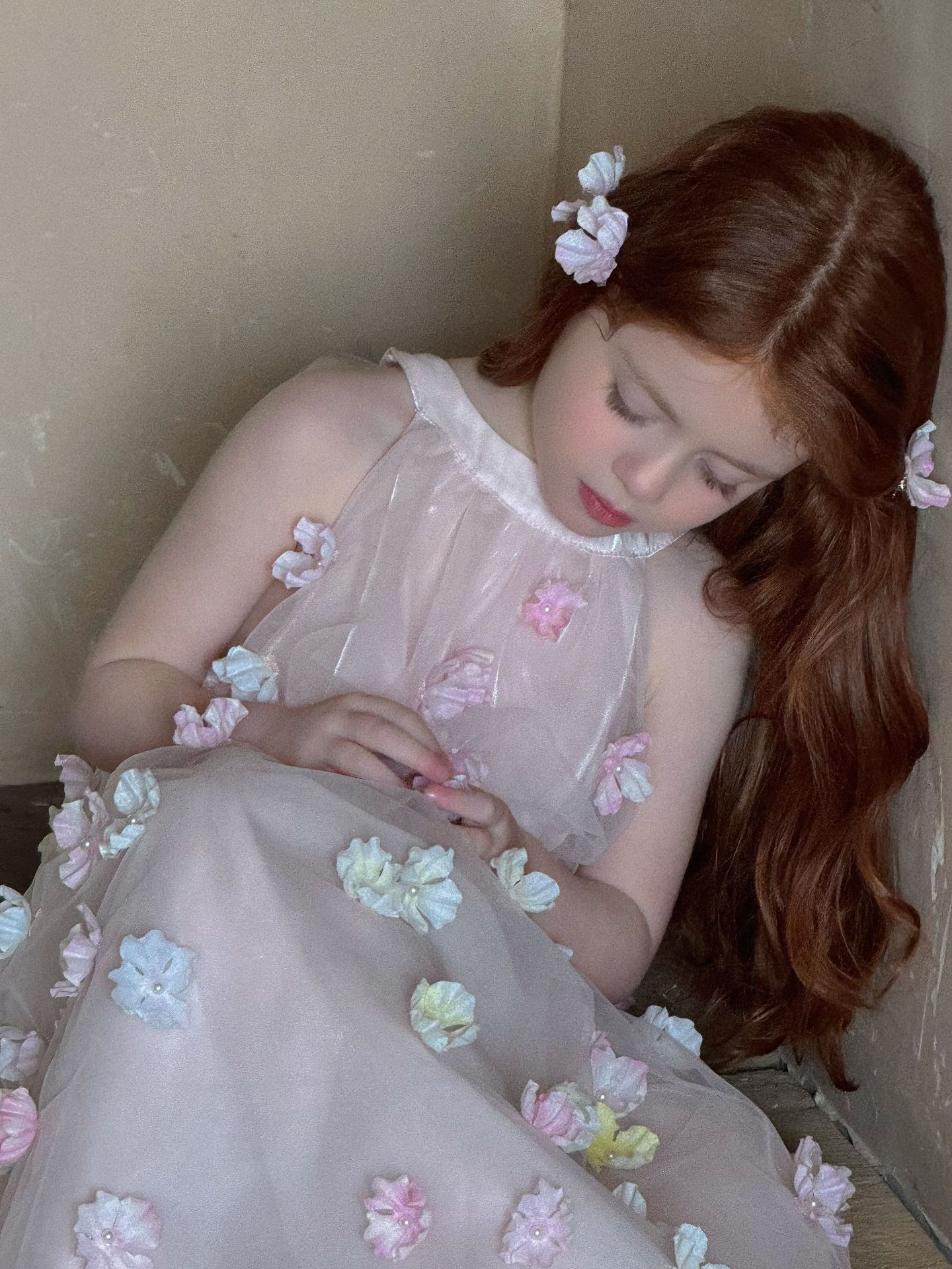 VD Voan Hồng Hoa OTA