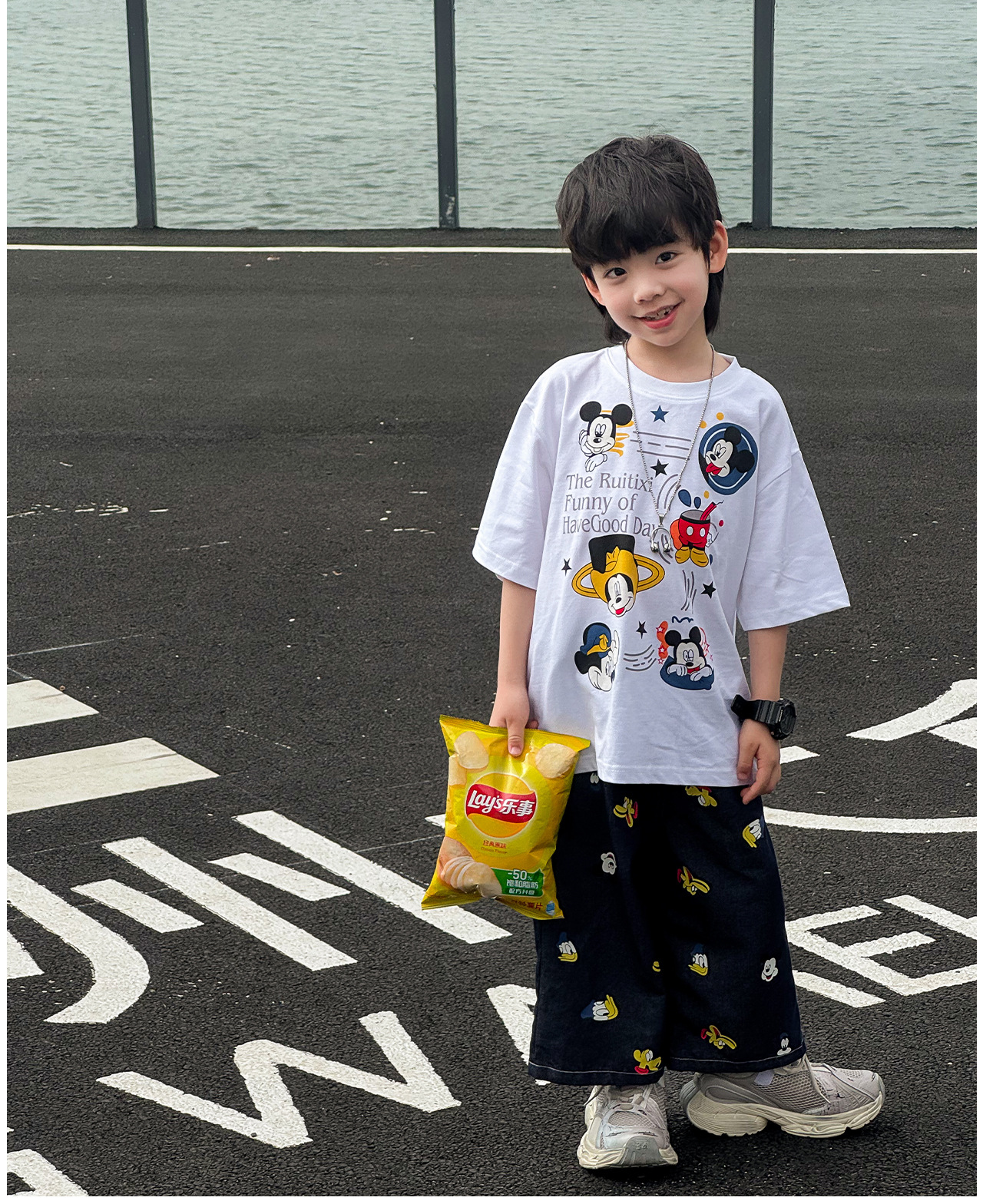 SET Ngắn Áo Mickey Quần Xanh FK