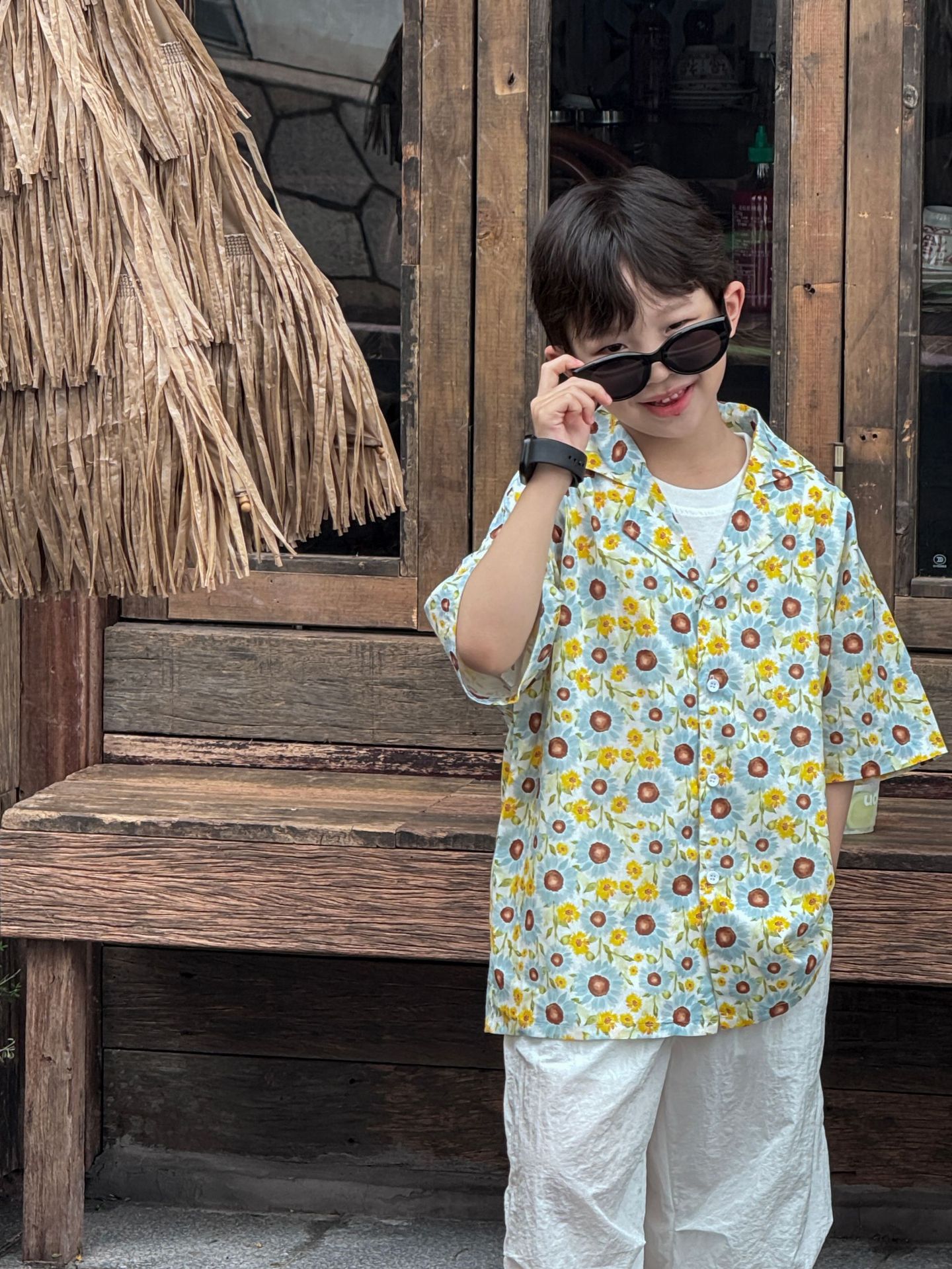 Áo Sơ Mi Hoa Hướng Dương PL