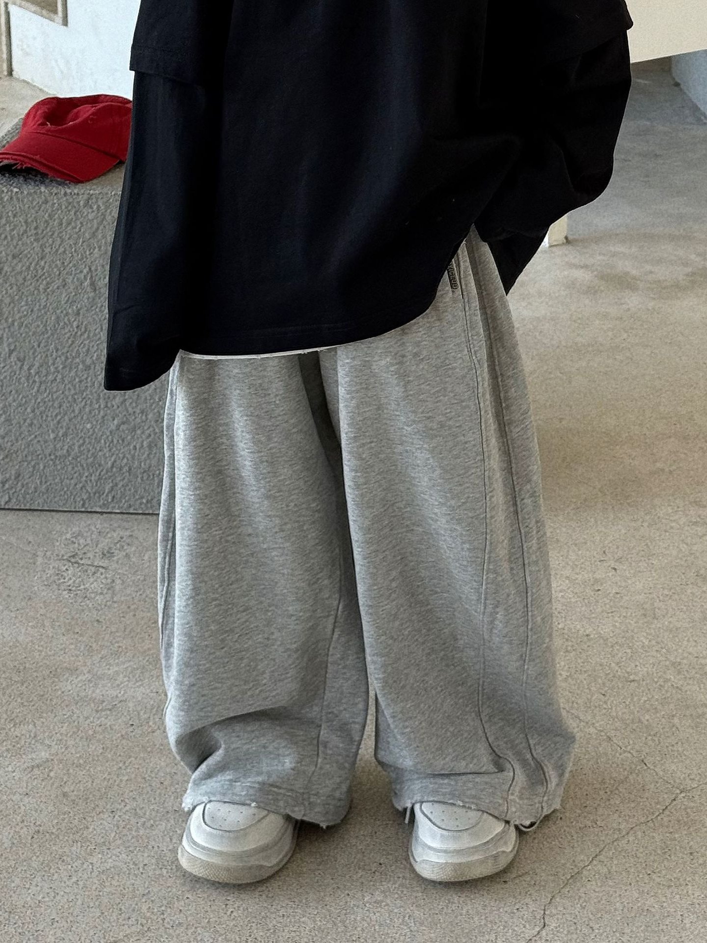 Quần Dài Nỉ Xám FS