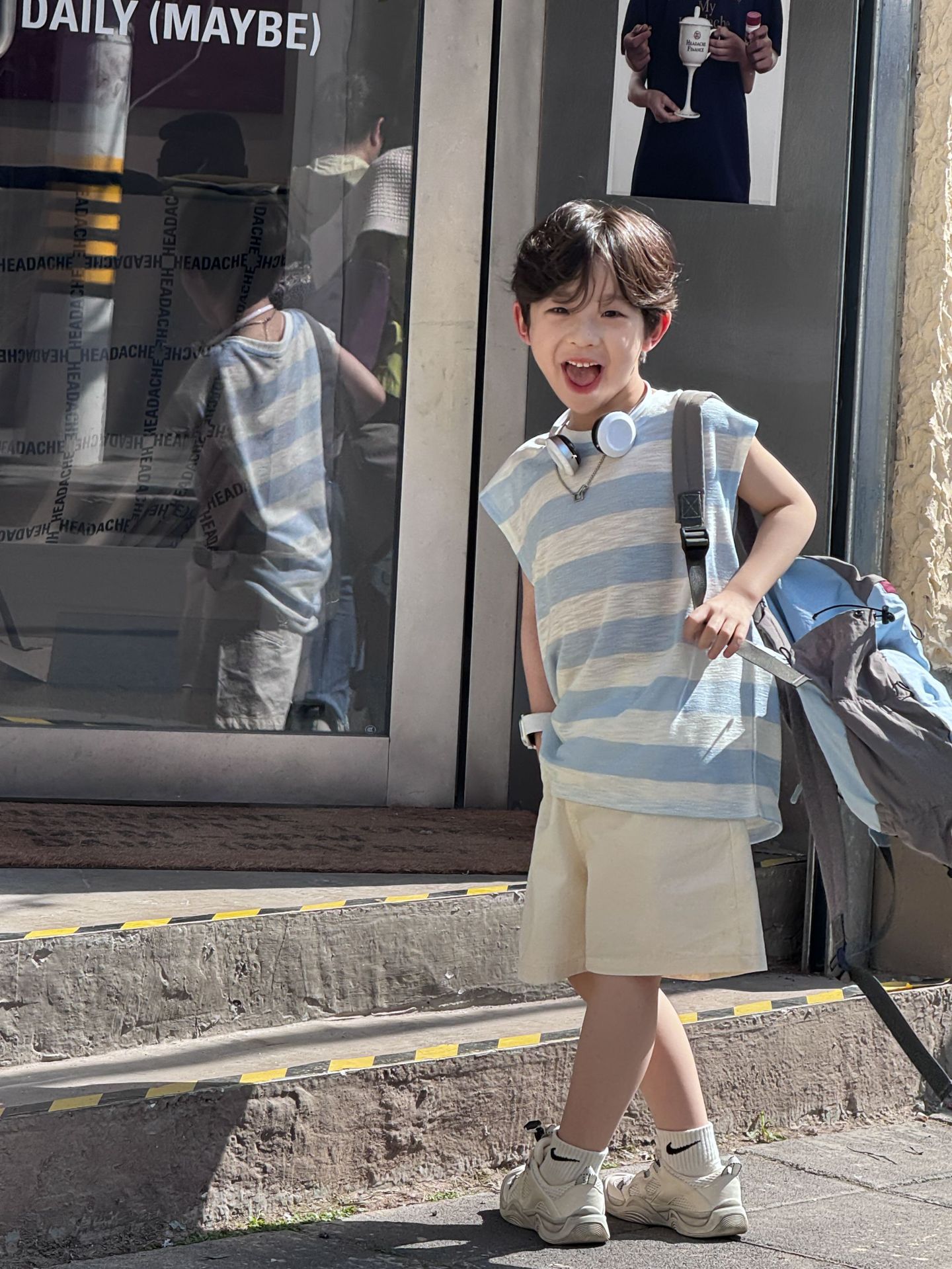 Quần Ngắn Thun Kem PL