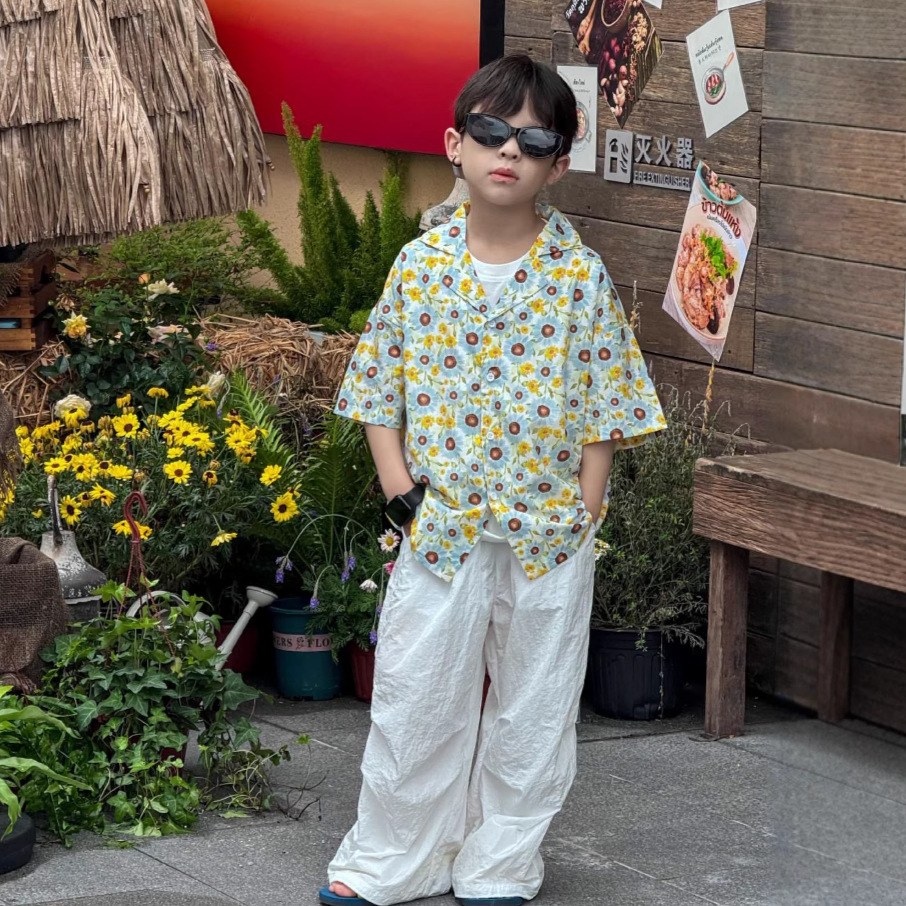 Áo Sơ Mi Hoa Hướng Dương PL