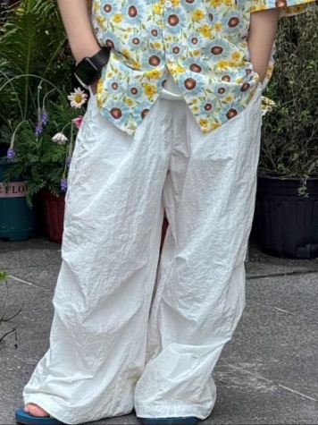 Quần Dài Trắng Nhăn PL