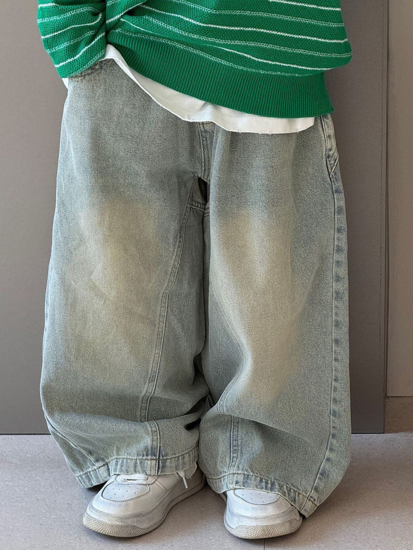 Quần Dài Jean Xanh Bạc FS