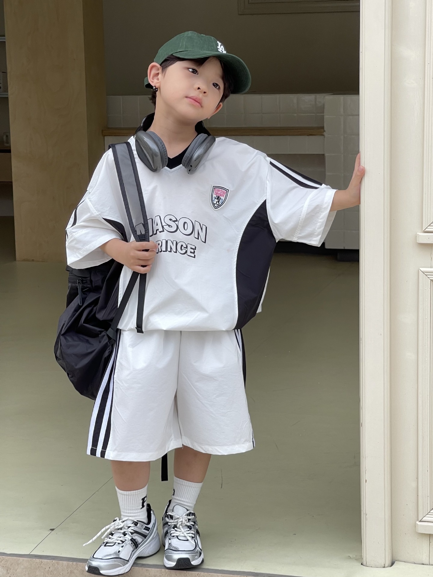 SET NGẮN MASON TRẮNG PL