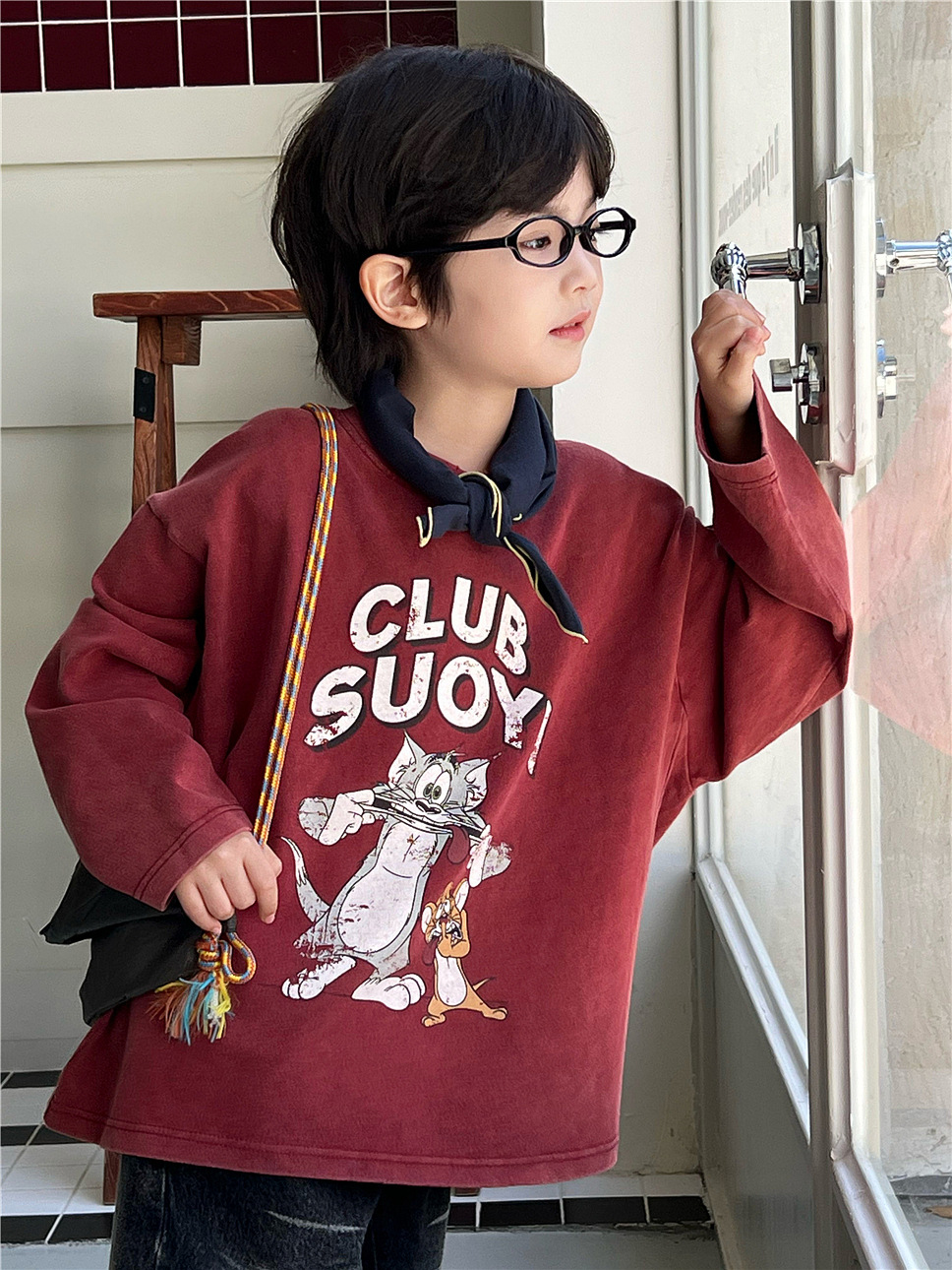 Áo Dài Nâu T&J Mặt Hề SN