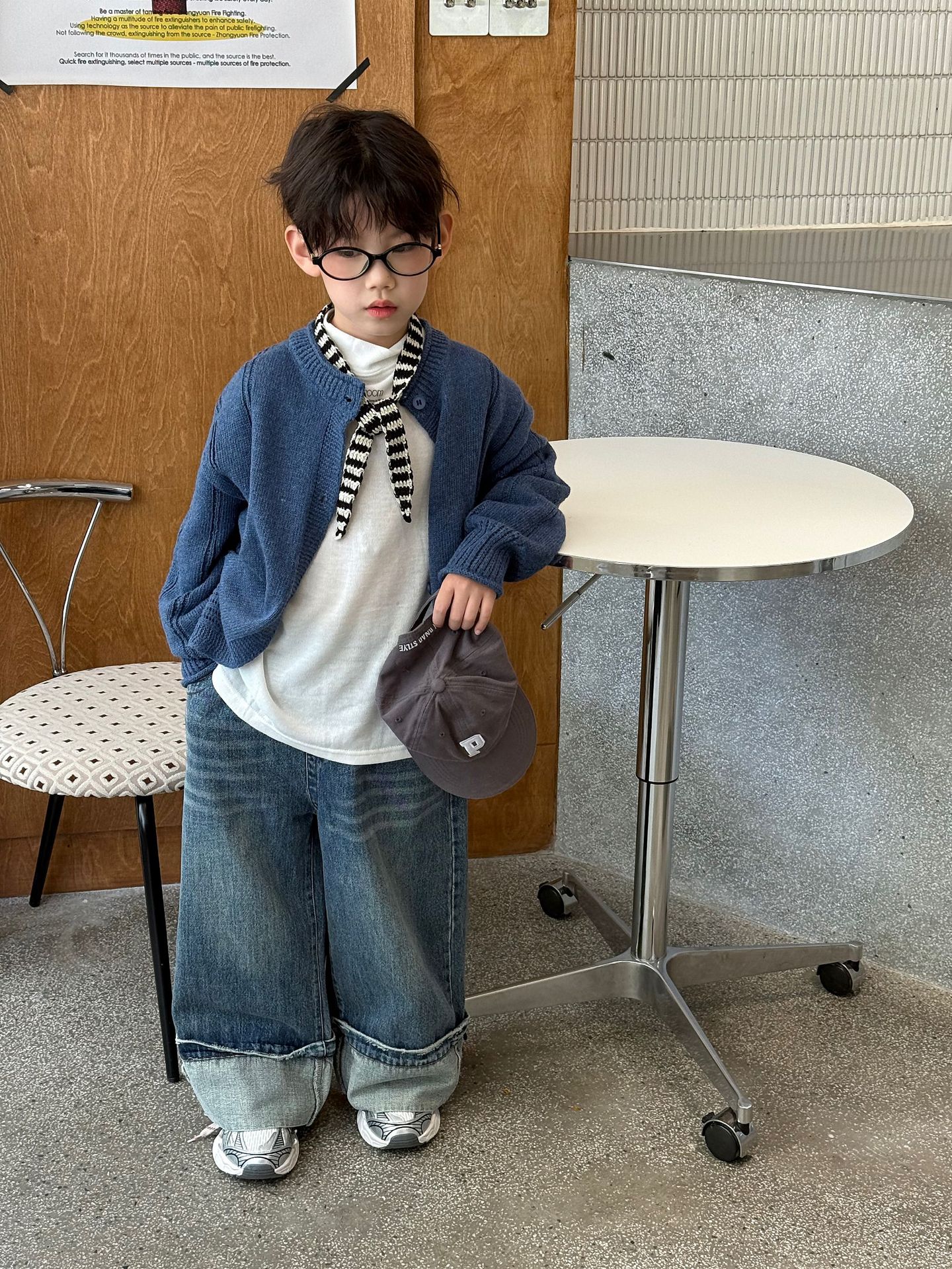 Áo Khoác Len Xanh Navy FS