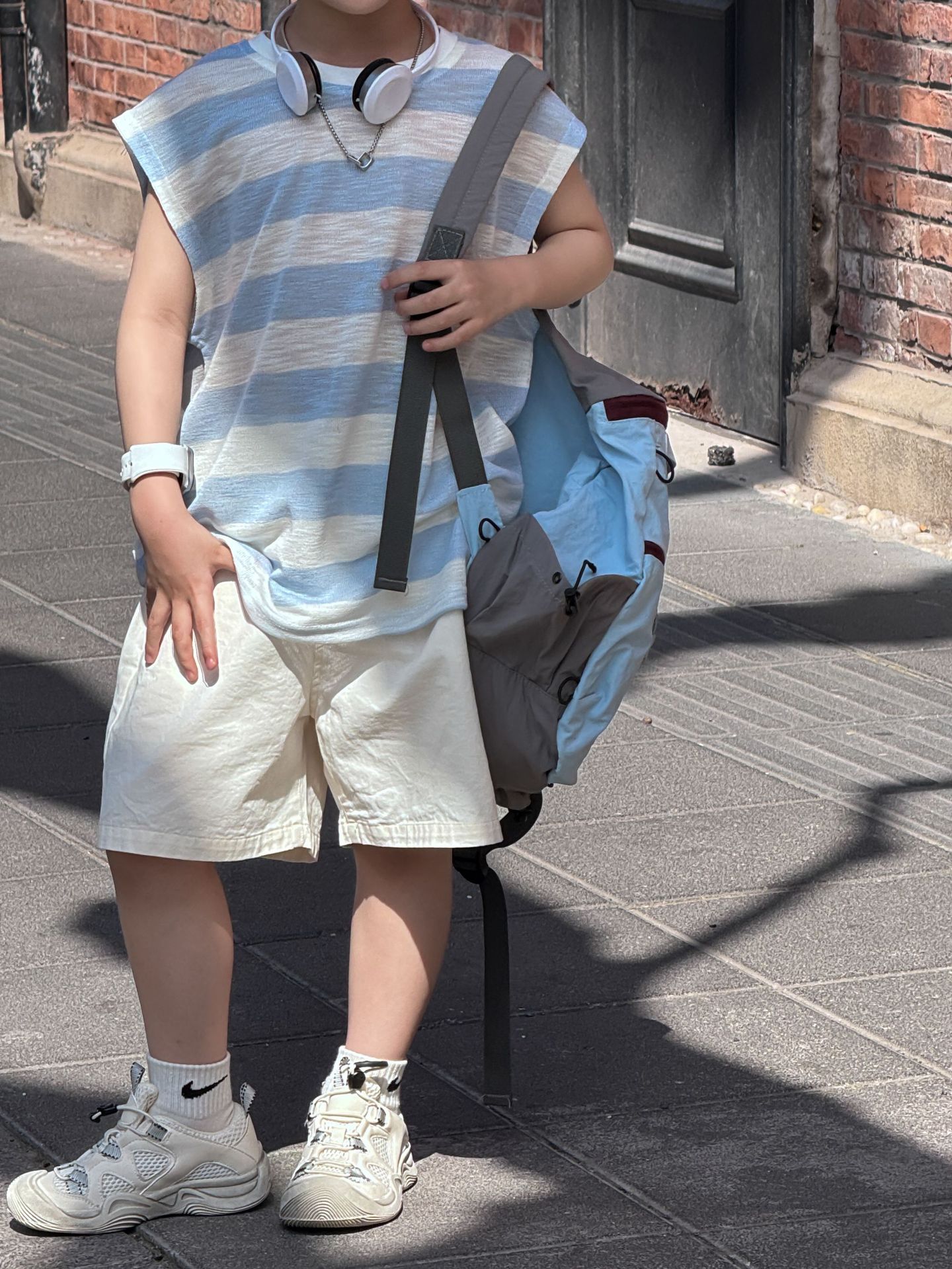 Quần Ngắn Thun Kem PL