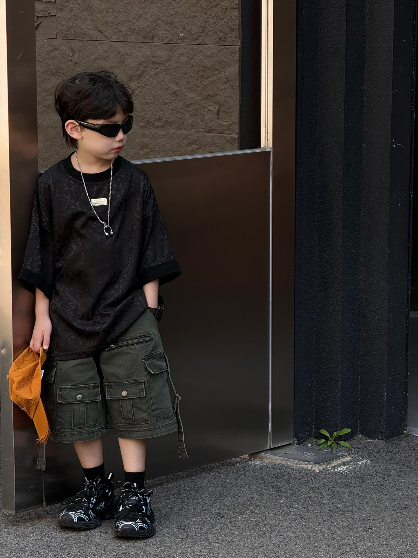 AN Đen Họa Tiết Bạc FS