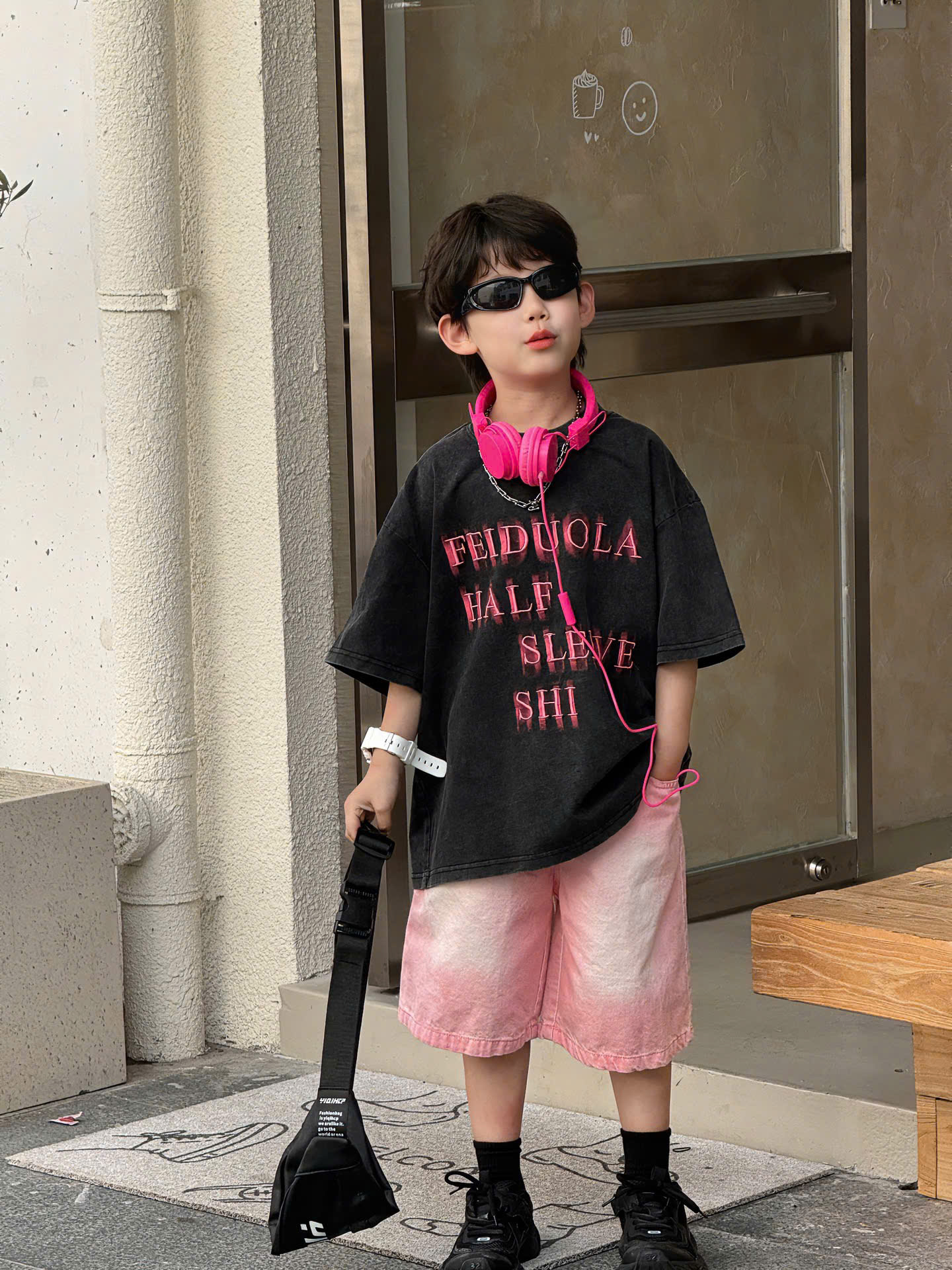 AN Đen Chữ Hồng FS