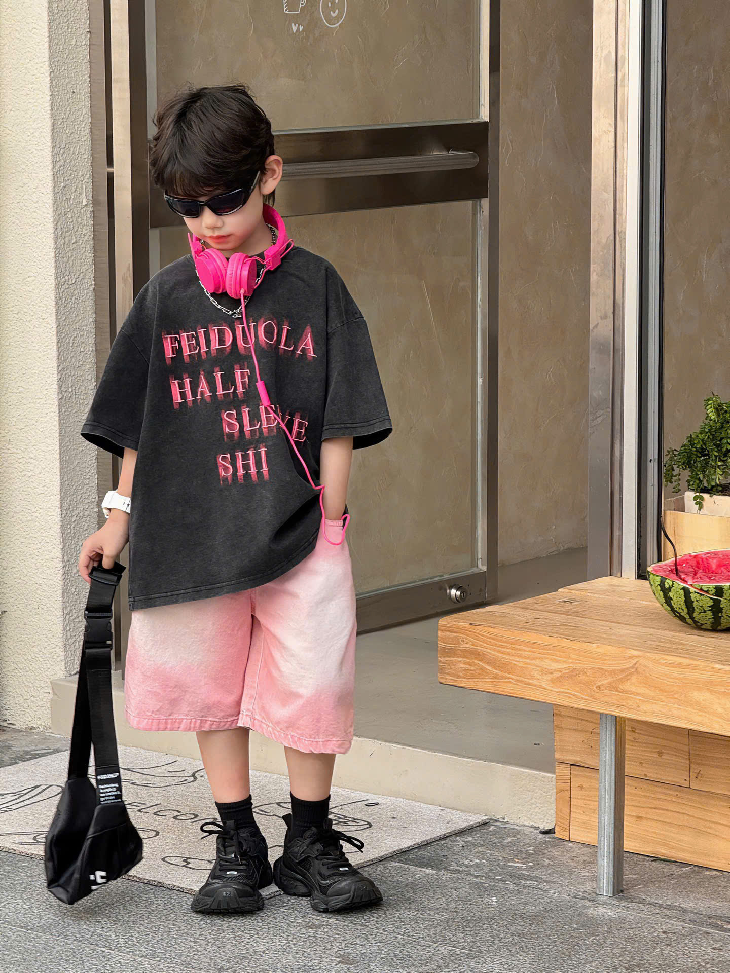 AN Đen Chữ Hồng FS