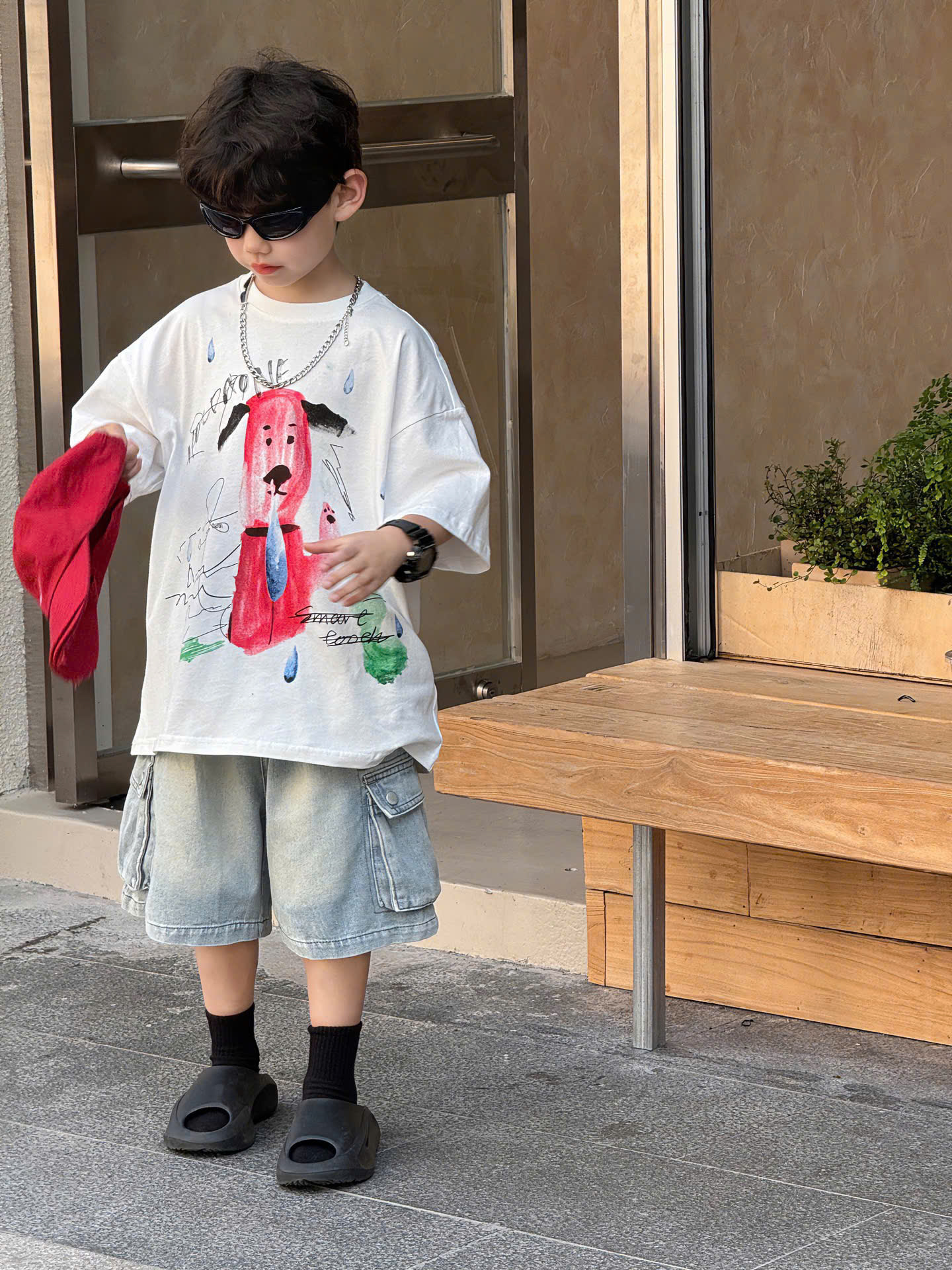 AN Trắng Cún Đỏ FS