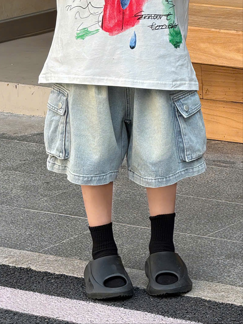 QN Jean Xanh Túi Hông FS