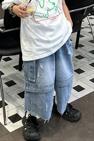 QN Jean Xanh Đắp Gối Ly