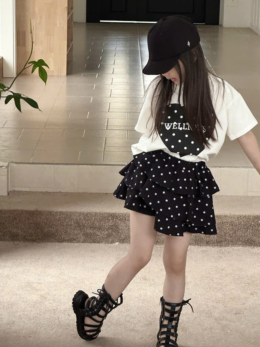 SN Áo Tim Váy Bi Đen YK