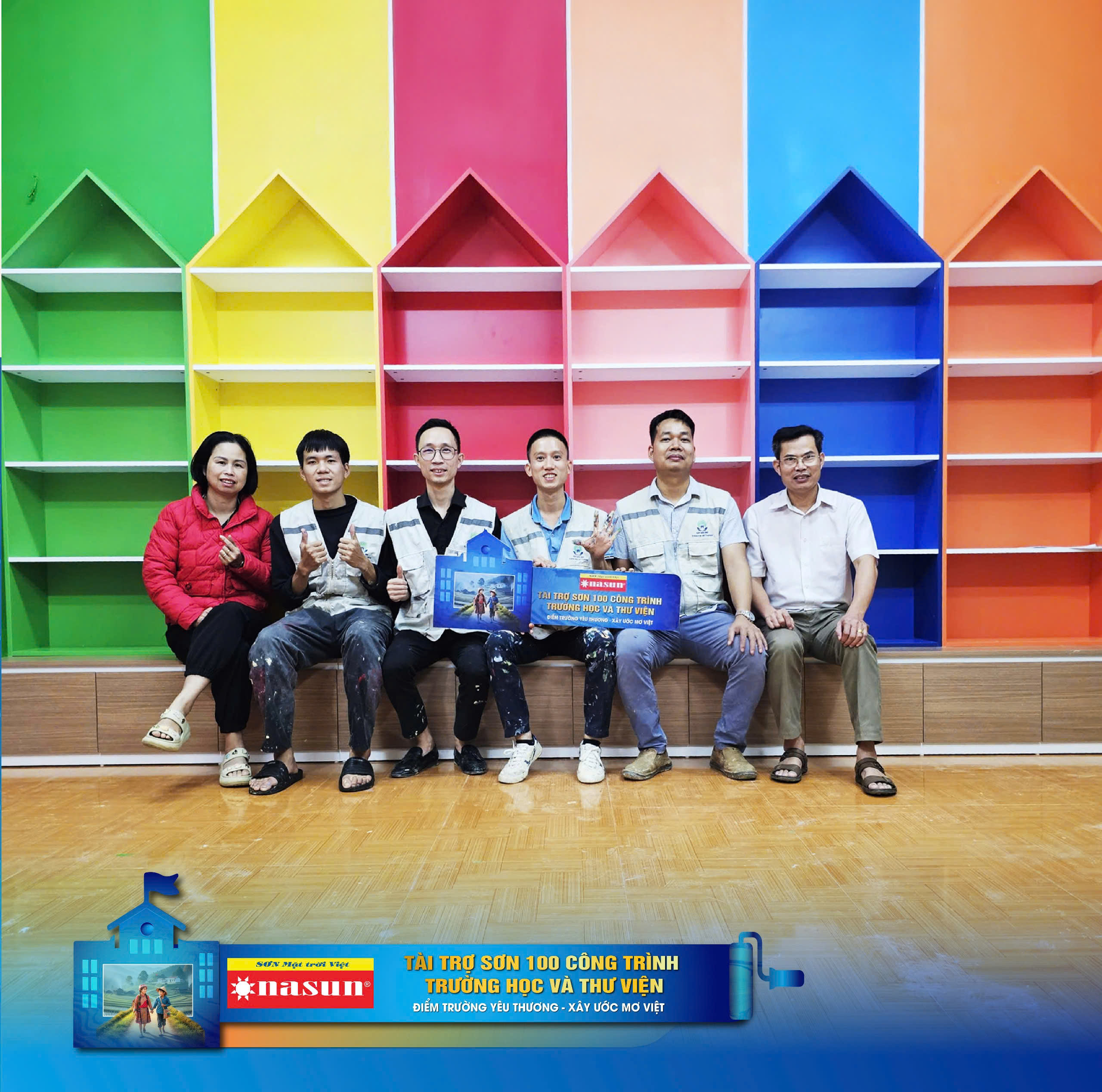 Điểm trường yêu thương - Xây ước mơ Việt: Sơn NASUN đến với hai 