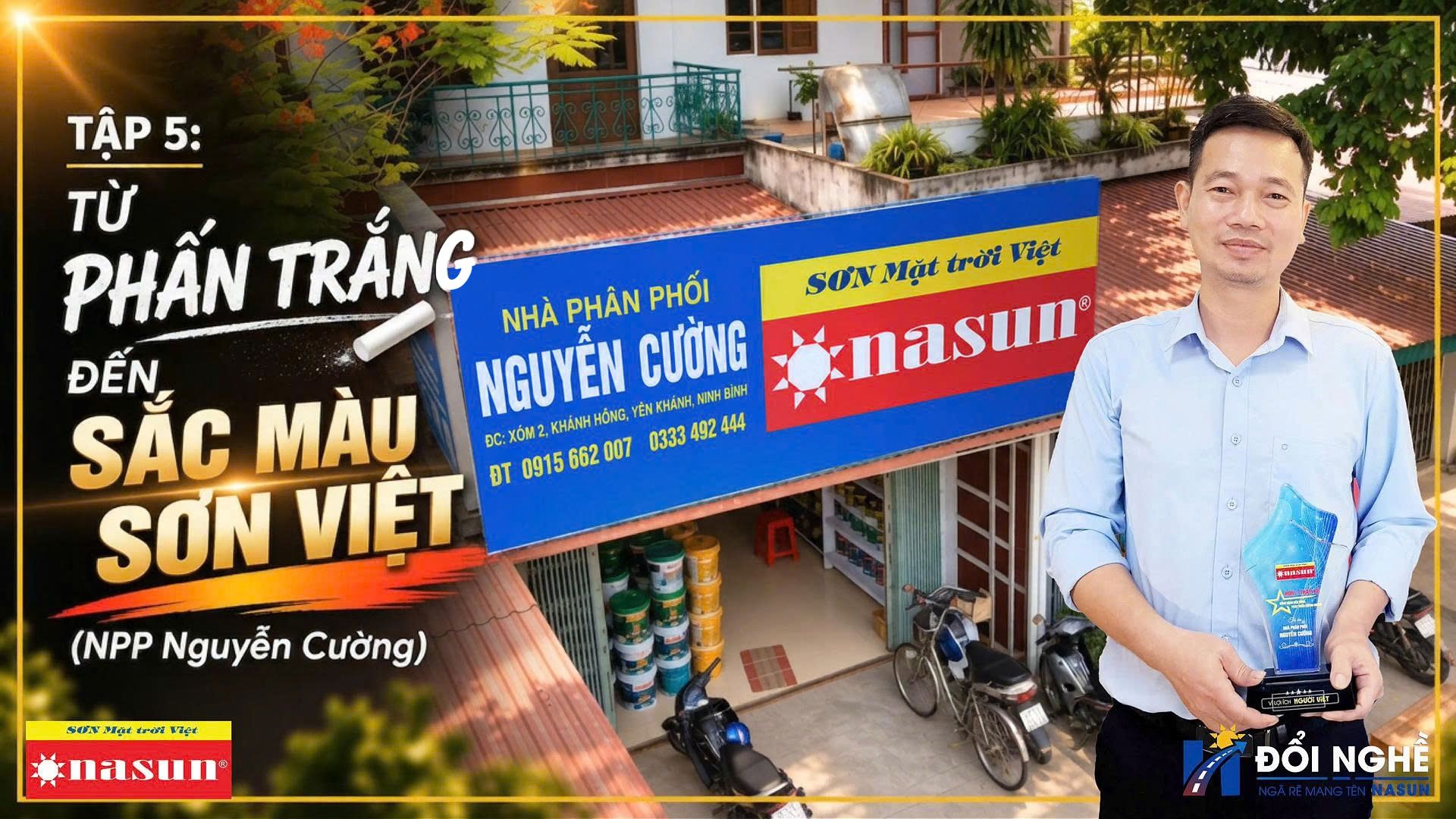 NHÀ PHÂN PHỐI NGUYỄN CƯỜNG - TỪ PHẤN TRẮNG ĐẾN SẮC MÀU SƠN VIỆT