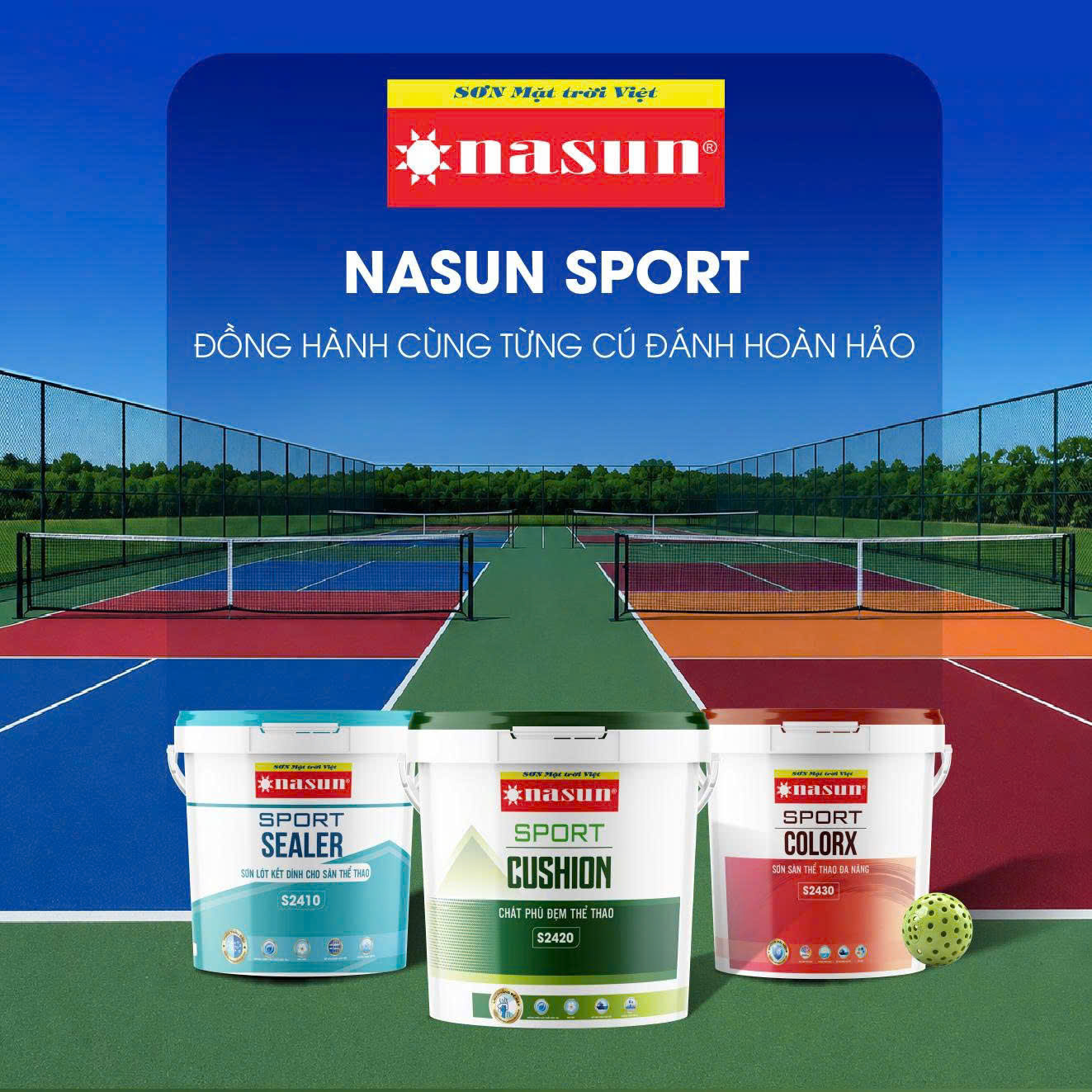NASUN SPORT - ĐỒNG HÀNH CÙNG TỪNG CÚ ĐÁNH HOÀN HẢO