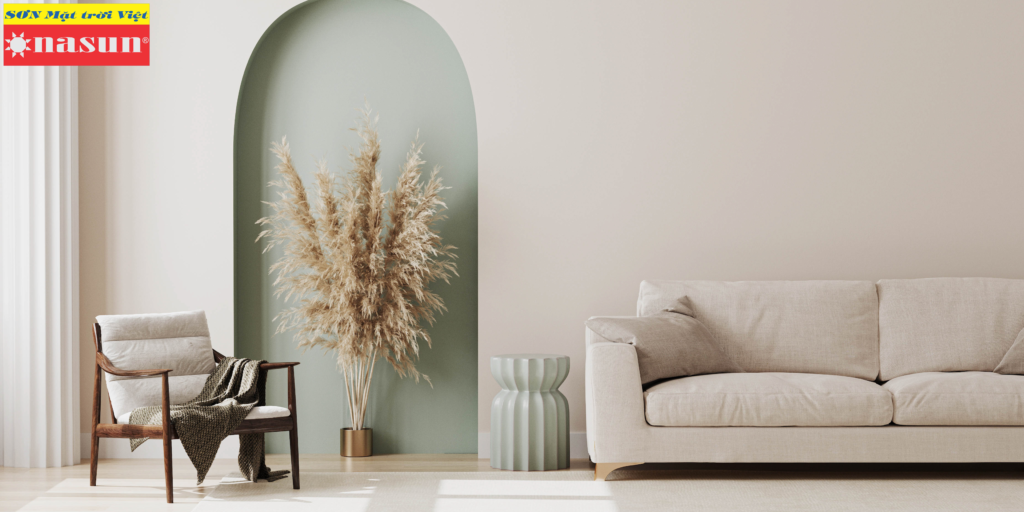 Cách sơn trang trí phòng khách